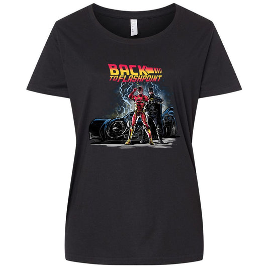 Ladies Curvy Jersey - 7QJL9ECG - Blended Black - 1