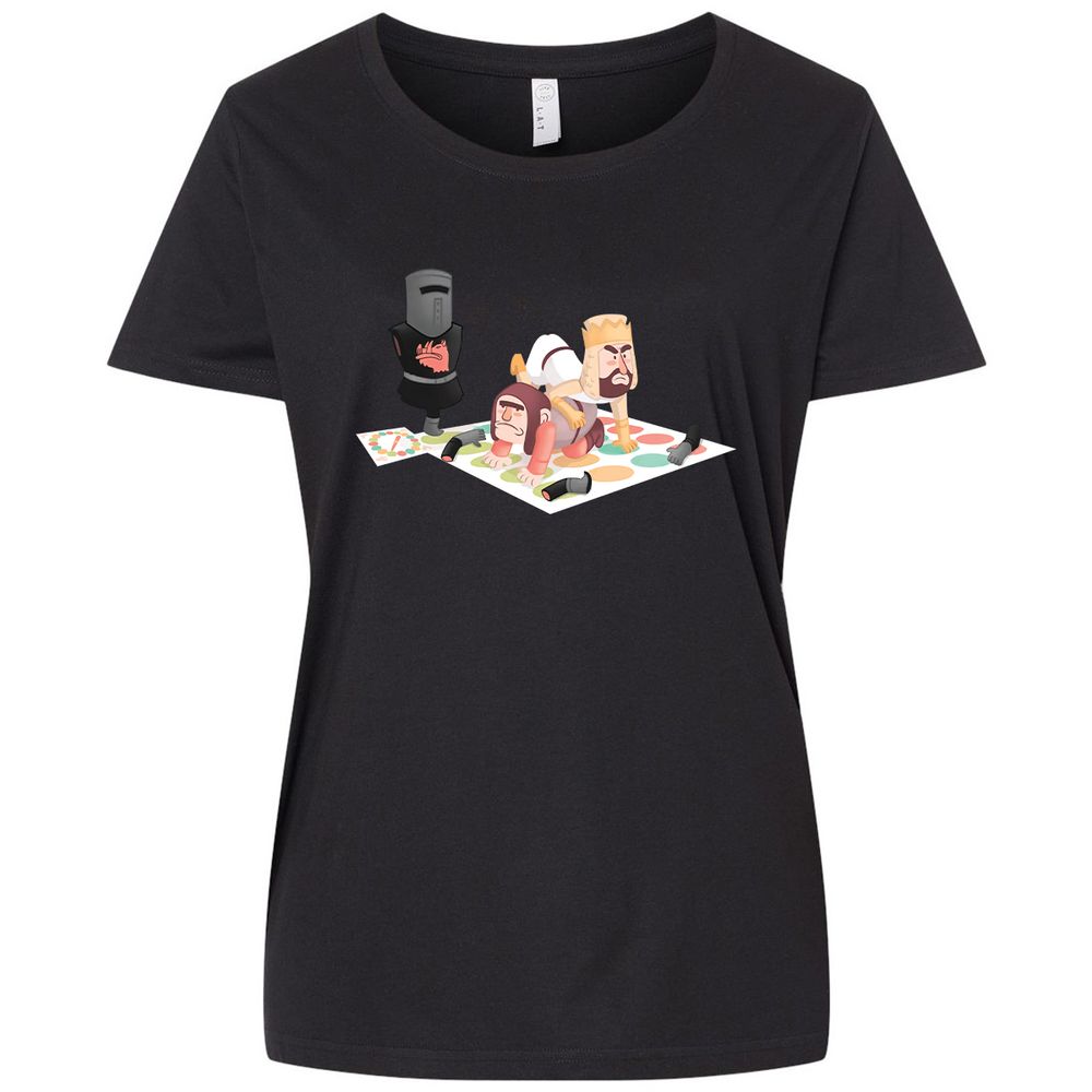 Ladies Curvy Jersey - R3GXRF46 - Blended Black - 1