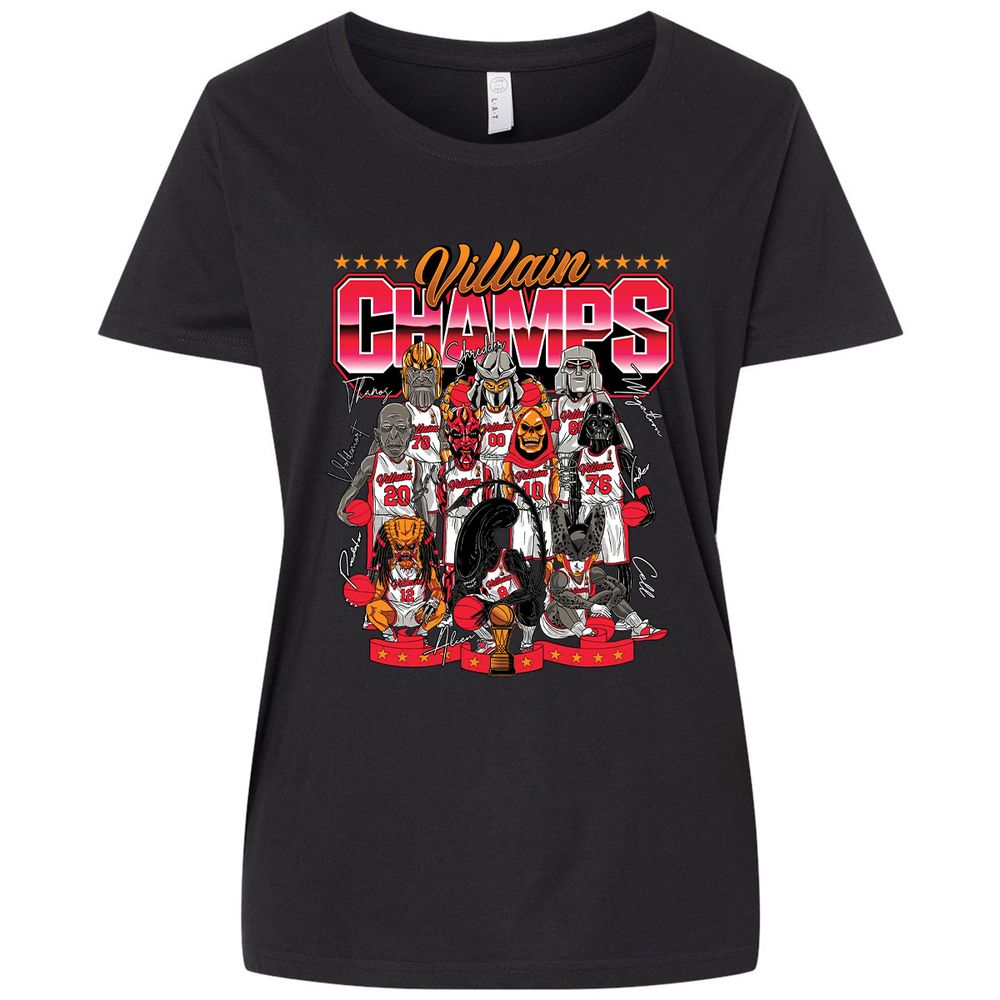 Ladies Curvy Jersey - 44GNBFDP - Blended Black - 1