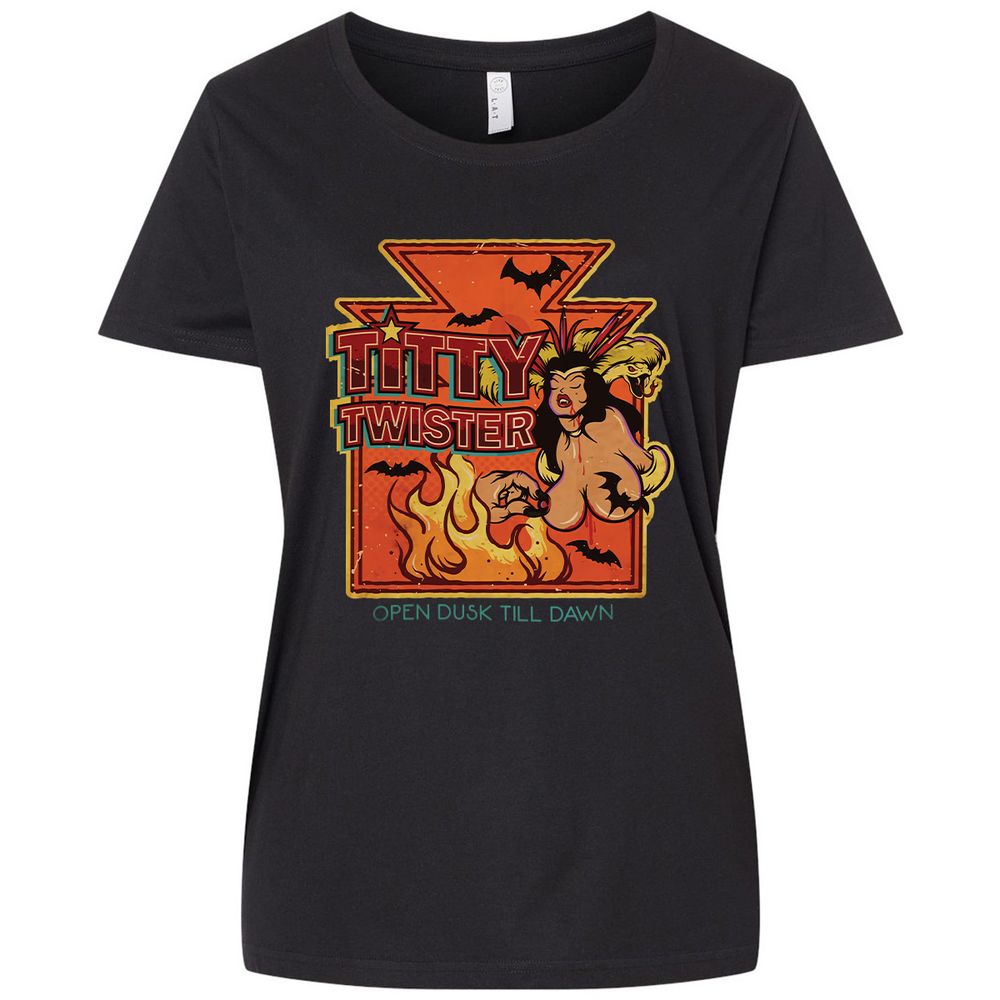 Ladies Curvy Jersey - NVN4TTM9 - Blended Black - 1