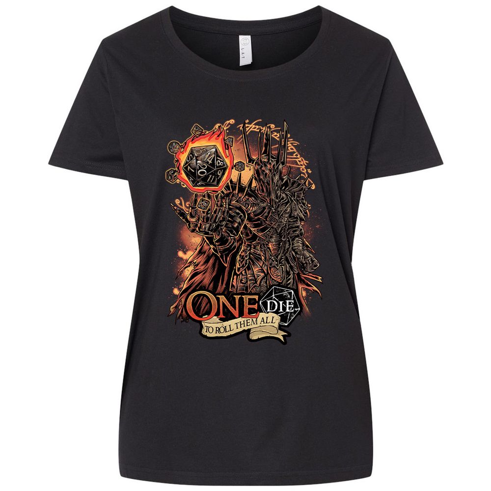 Ladies Curvy Jersey - DH343N6N - Blended Black - 1