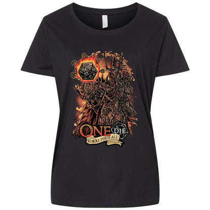 Ladies Curvy Jersey - DH343N6N - Blended Black - 1