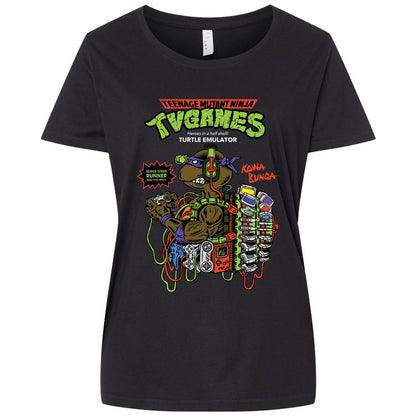 Ladies Curvy Jersey - XJS6AKEJ - Blended Black - 1