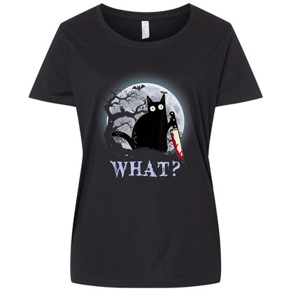 Ladies Curvy Jersey - VLMBK2JW - Blended Black - 1