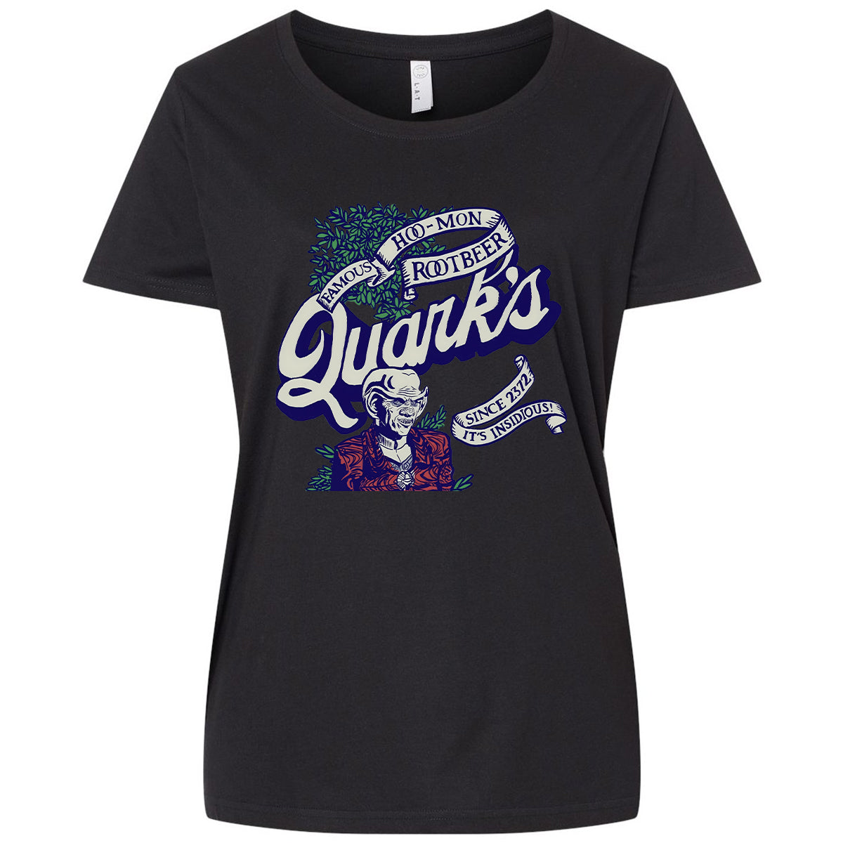 Ladies Curvy Jersey - 8CEZN5KQ - Blended Black - 1