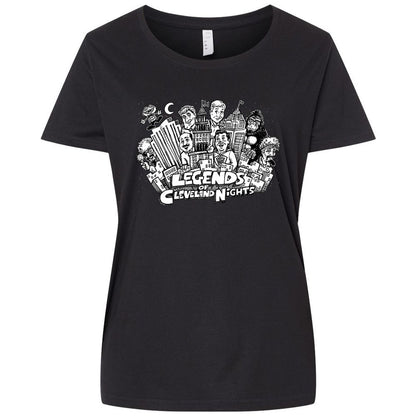 Ladies Curvy Jersey - 1JWQMDYA - Blended Black - 1