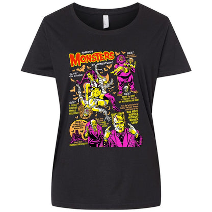 Ladies Curvy Jersey - ULB7TH63 - Blended Black - 1