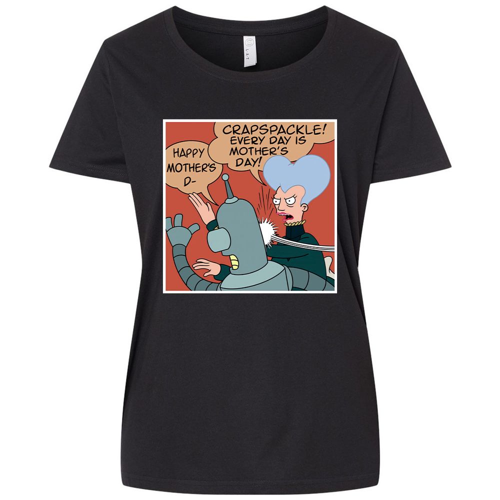 Ladies Curvy Jersey - RVSCMXUH - Blended Black - 1