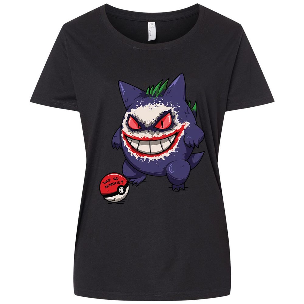 Ladies Curvy Jersey - JU3GJQN6 - Blended Black - 1