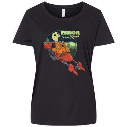 Ladies Curvy Jersey - 4F8NQE65 - Blended Black - 1