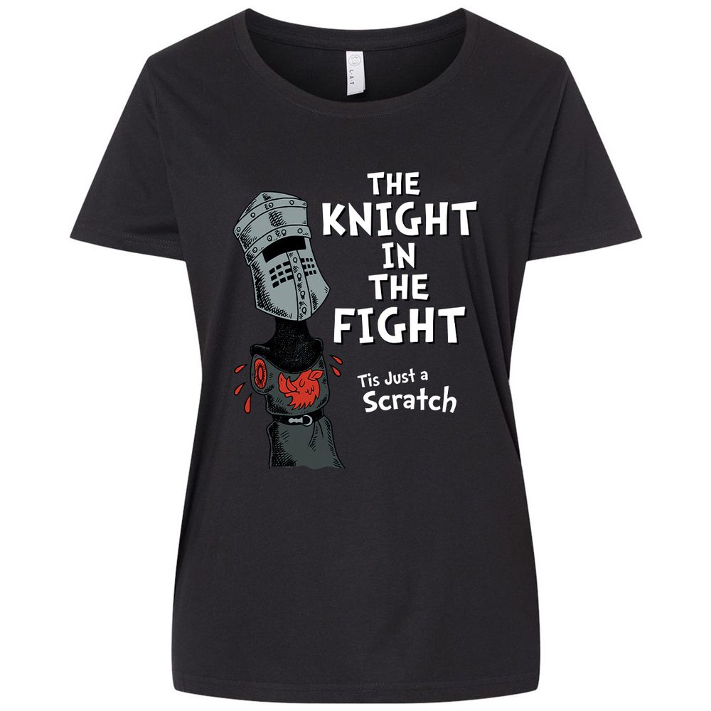 Ladies Curvy Jersey - 3E1XWWLW - Blended Black - 1