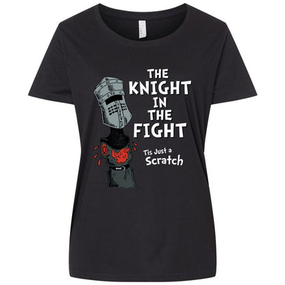 Ladies Curvy Jersey - 3E1XWWLW - Blended Black - 1