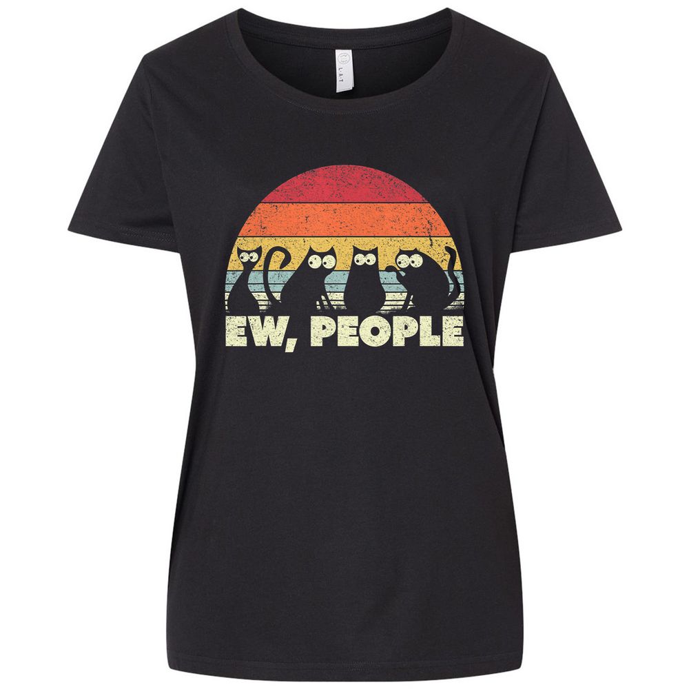 Ladies Curvy Jersey - K8D8VZNK - Blended Black - 1