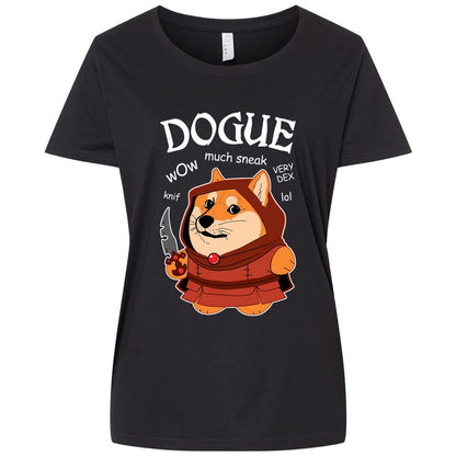 Ladies Curvy Jersey - 8E278WHD - Blended Black - 1