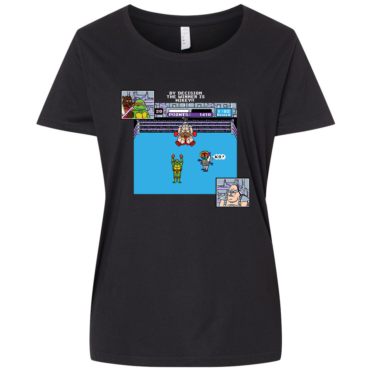 Ladies Curvy Jersey - 2AN57TXG - Blended Black - 1