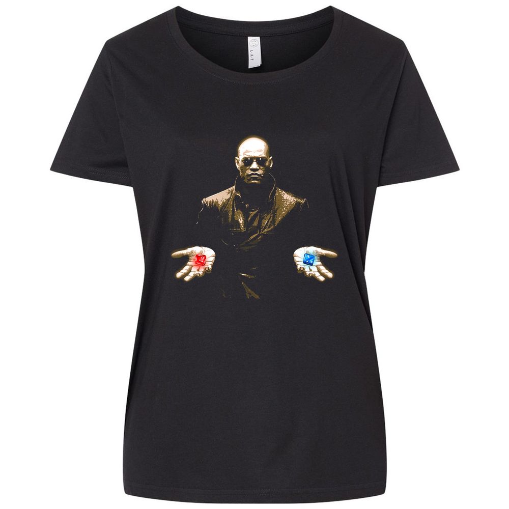 Ladies Curvy Jersey - W4CV3G3K - Blended Black - 1