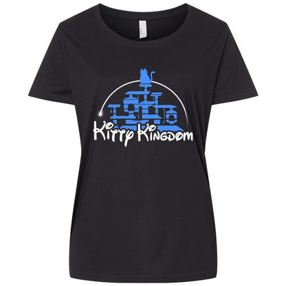 Ladies Curvy Jersey - 7U3C3PRK - Blended Black - 1