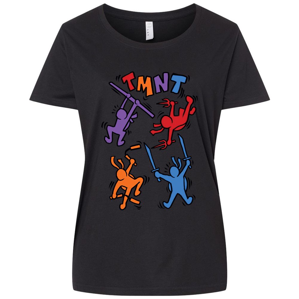 Ladies Curvy Jersey - KJFLC6R8 - Blended Black - 1