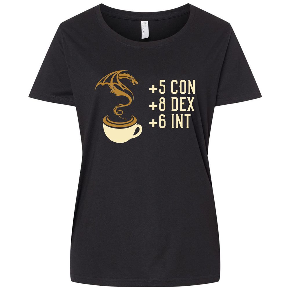 Ladies Curvy Jersey - KMRQ5CFZ - Blended Black - 1