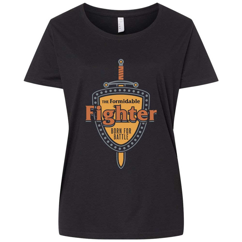 Ladies Curvy Jersey - KUUTBYBV - Blended Black - 1