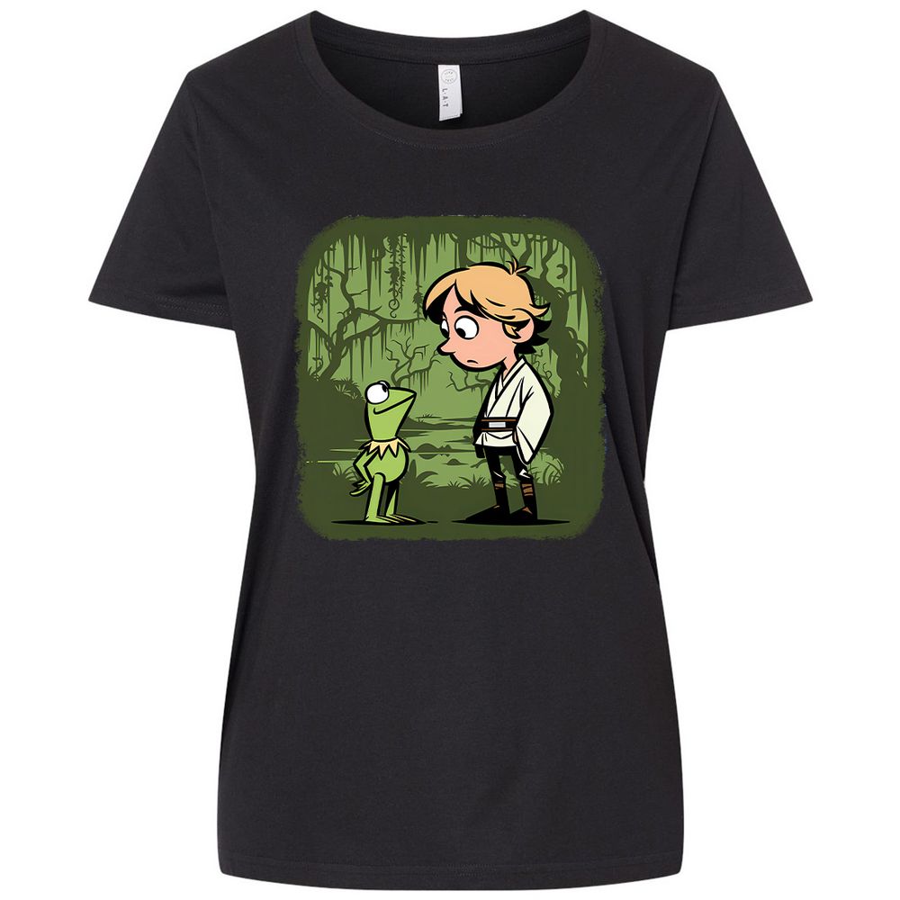 Ladies Curvy Jersey - 5DLMZCTZ - Blended Black - 1