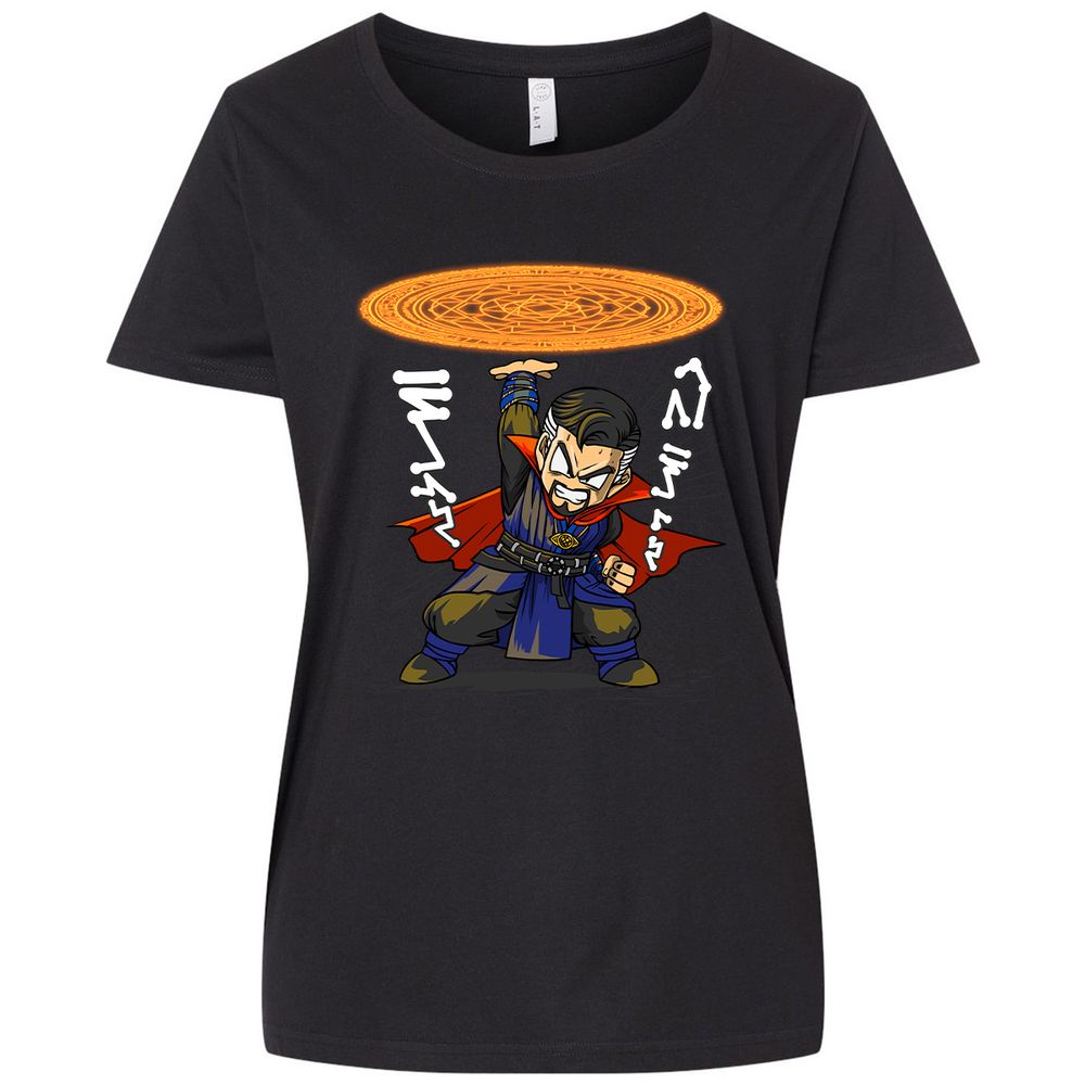 Ladies Curvy Jersey - XVGP48XG - Blended Black - 1