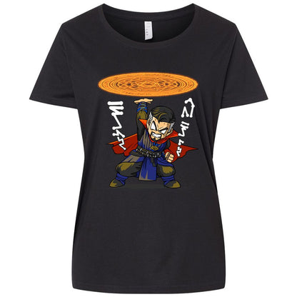 Ladies Curvy Jersey - XVGP48XG - Blended Black - 1