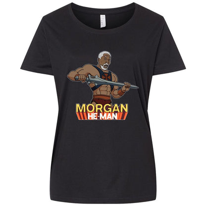 Ladies Curvy Jersey - C5ZA7Q7J - Blended Black - 1