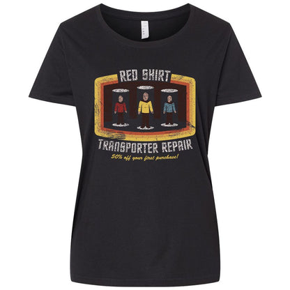 Ladies Curvy Jersey - 896AQPTF - Blended Black - 1