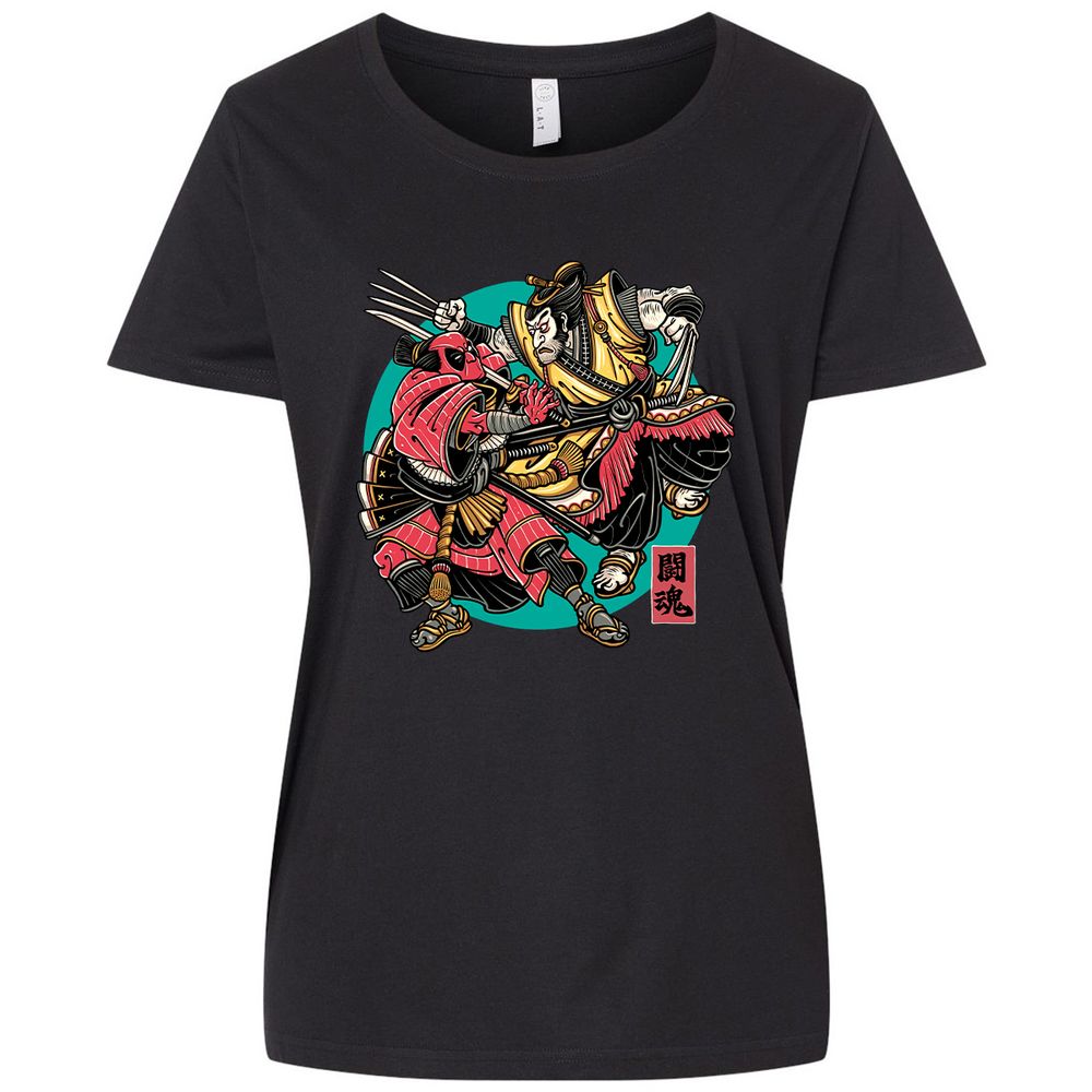 Ladies Curvy Jersey - UZ12LDF1 - Blended Black - 1