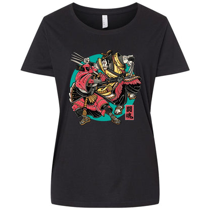 Ladies Curvy Jersey - UZ12LDF1 - Blended Black - 1