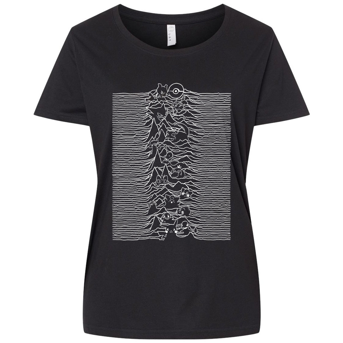 Ladies Curvy Jersey - J4ZB8UHN - Blended Black - 1