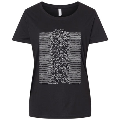 Ladies Curvy Jersey - J4ZB8UHN - Blended Black - 1