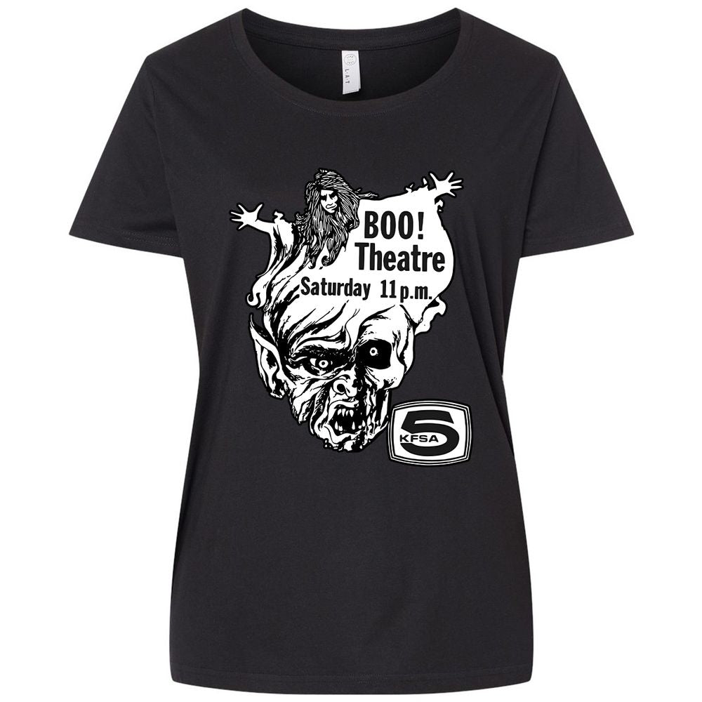 Ladies Curvy Jersey - ZK3JJX1C - Blended Black - 1