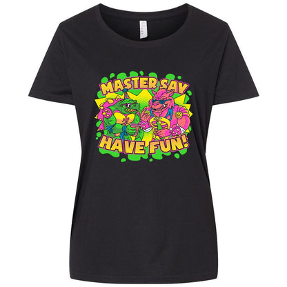 Ladies Curvy Jersey - ZXJ62K3D - Blended Black - 1