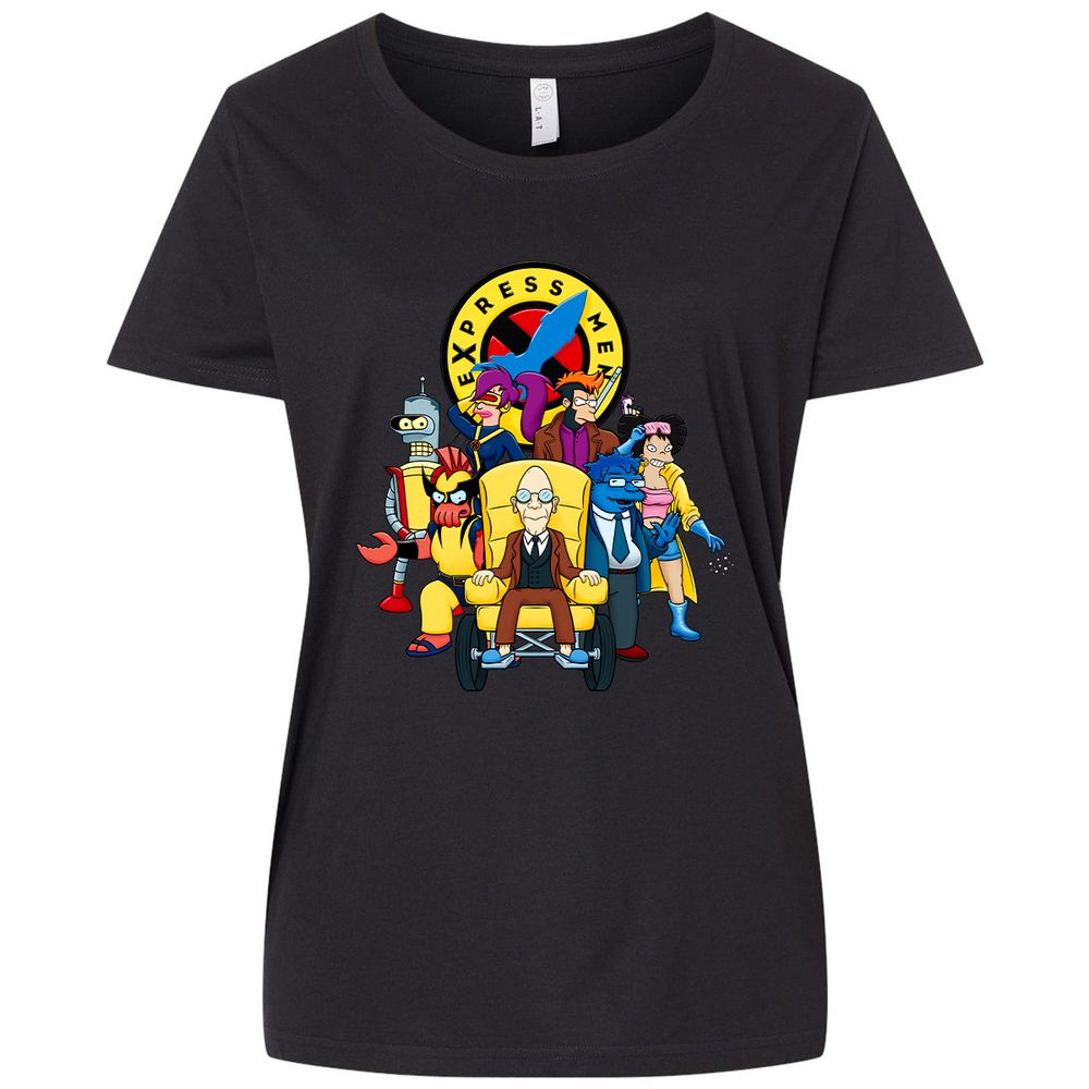 Ladies Curvy Jersey - 27GUAR9U - Blended Black - 1