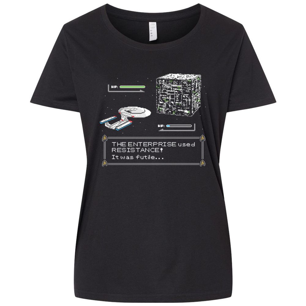 Ladies Curvy Jersey - YCU1RR3L - Blended Black - 1