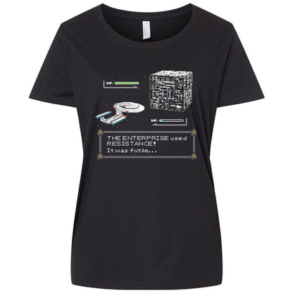 Ladies Curvy Jersey - YCU1RR3L - Blended Black - 1