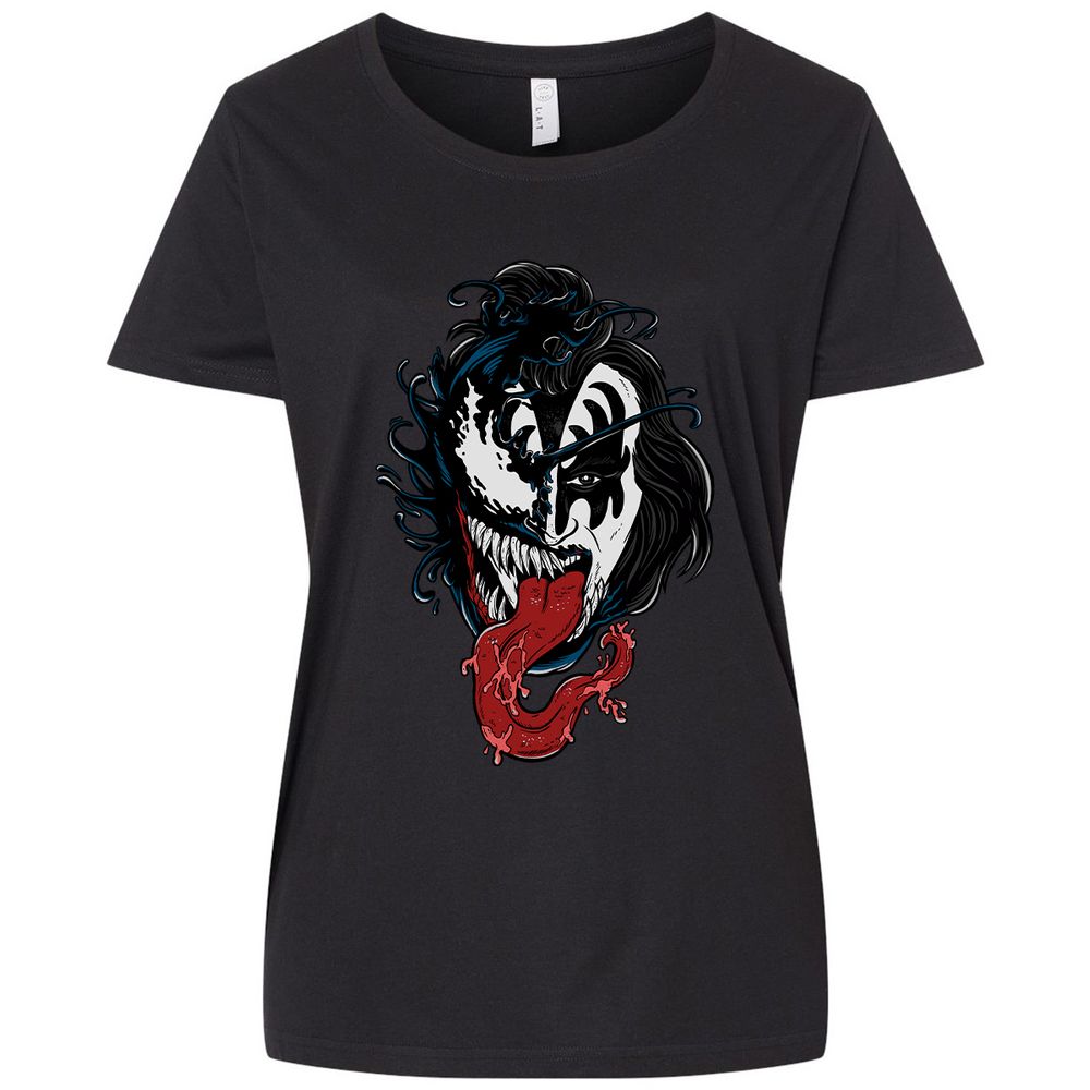 Ladies Curvy Jersey - H96SFUGC - Blended Black - 1