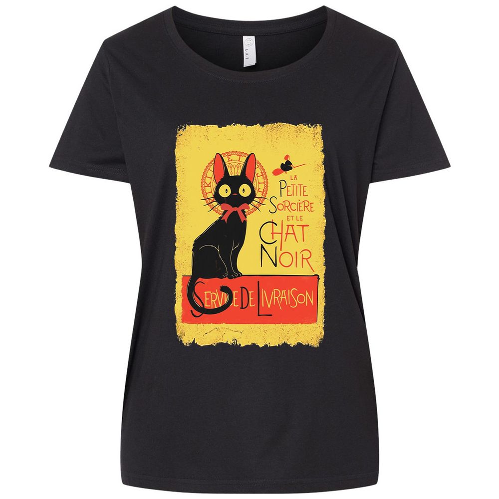 Ladies Curvy Jersey - BUNVUSHD - Blended Black - 1