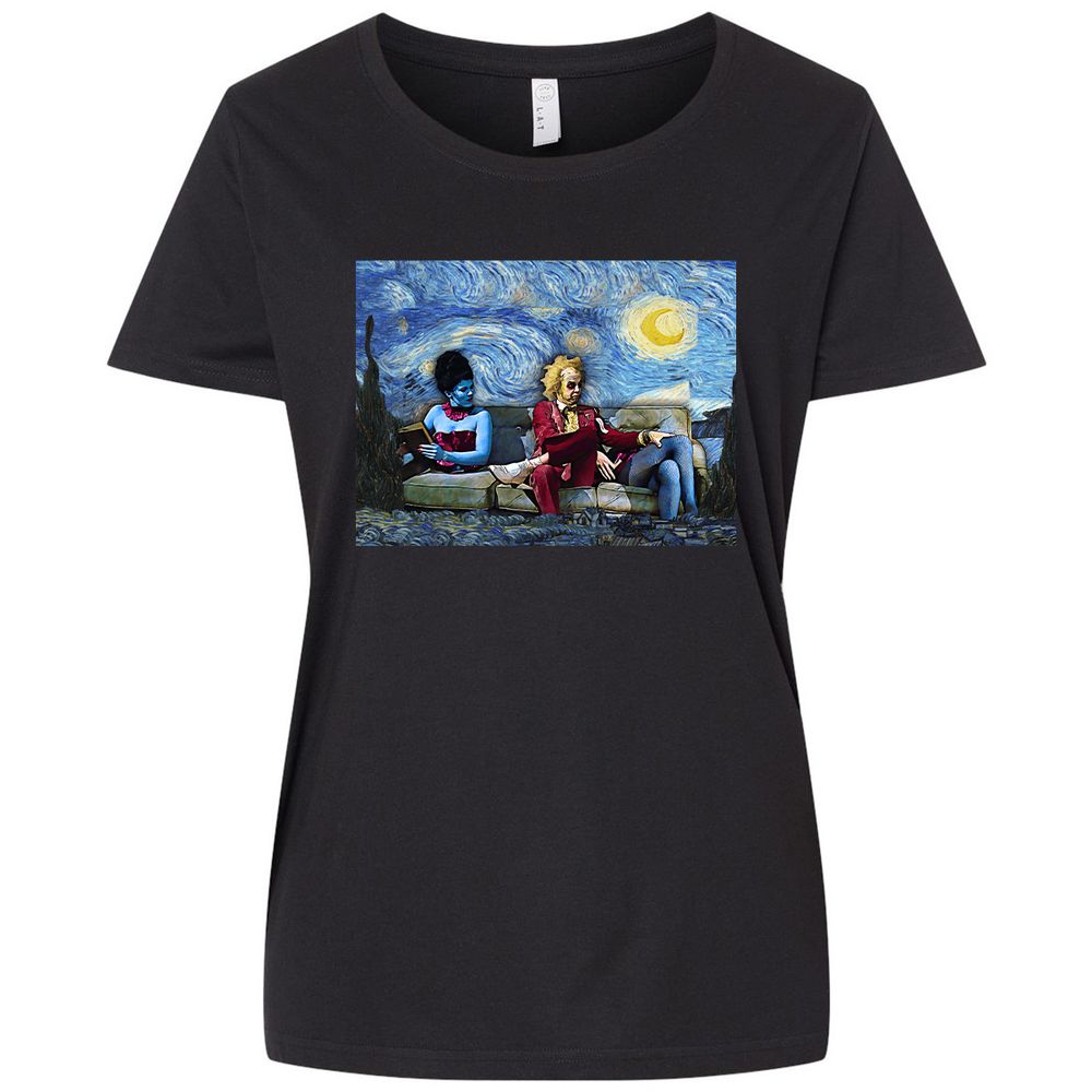 Ladies Curvy Jersey - X5FKECHZ - Blended Black - 1