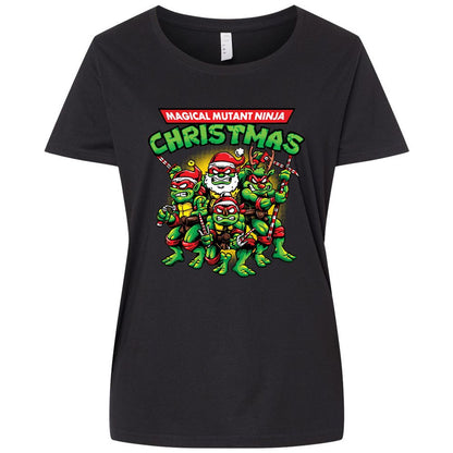 Ladies Curvy Jersey - 5SZDA4P1 - Blended Black - 1