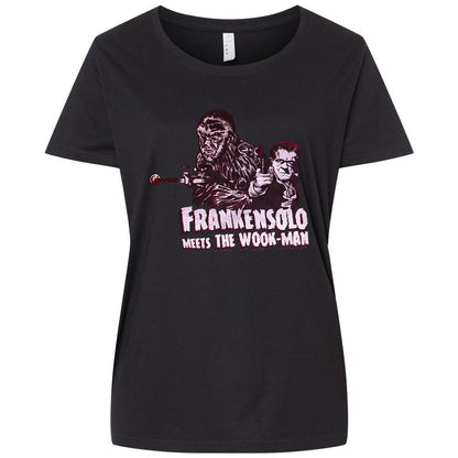 Ladies Curvy Jersey - H1ZUNB7D - Blended Black - 1