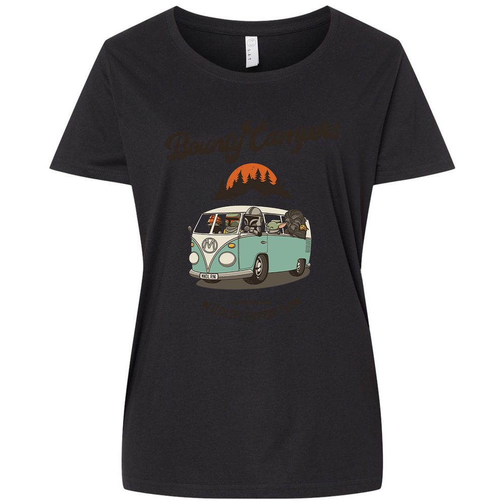 Ladies Curvy Jersey - WBJ3DD9N - Blended Black - 1