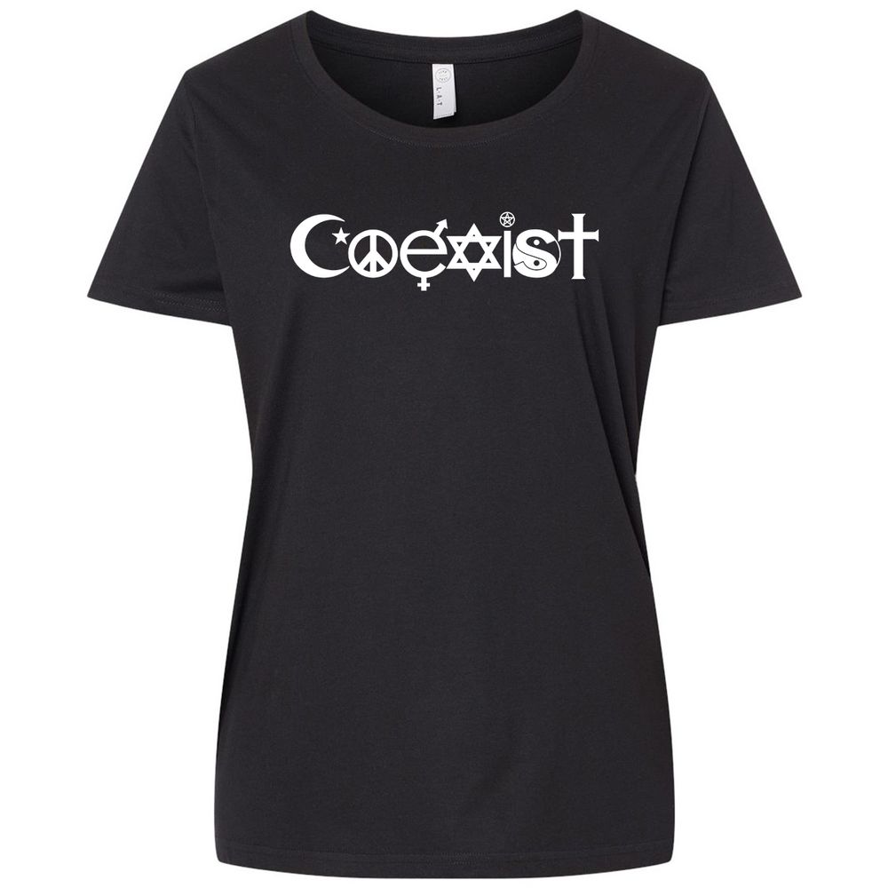 Ladies Curvy Jersey - 2W8U9UQU - Blended Black - 1
