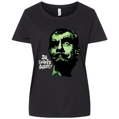 Ladies Curvy Jersey - 4GJU7KRD - Blended Black - 1