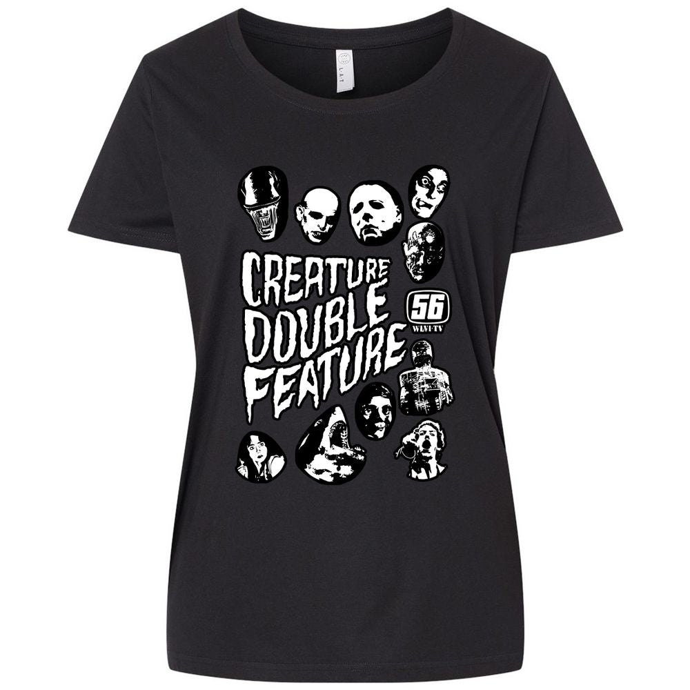 Ladies Curvy Jersey - EKDT697F - Blended Black - 1