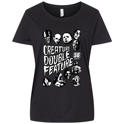 Ladies Curvy Jersey - EKDT697F - Blended Black - 1