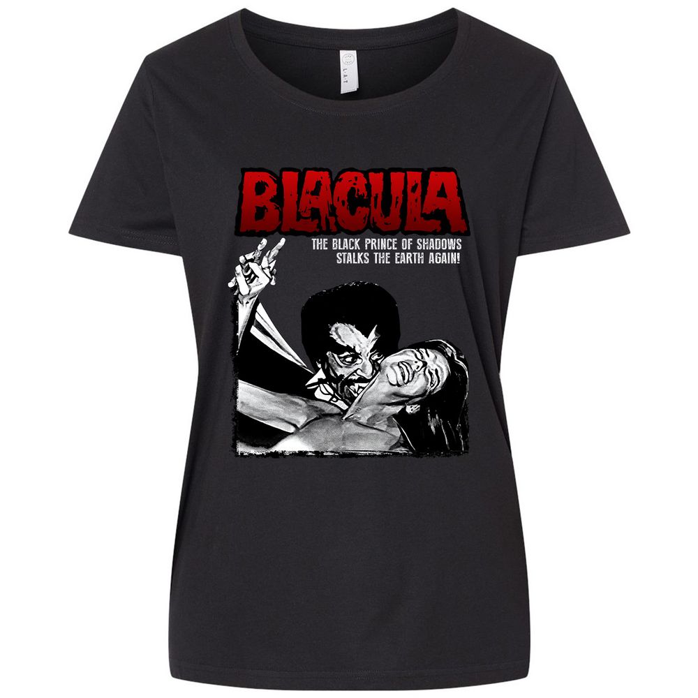 Ladies Curvy Jersey - GFB641TS - Blended Black - 1