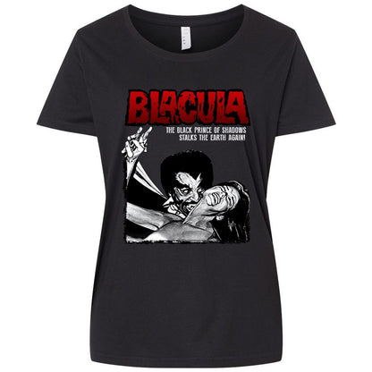 Ladies Curvy Jersey - GFB641TS - Blended Black - 1